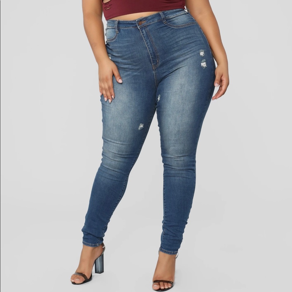 High Rise ( high waisted ) Skinny Jeans